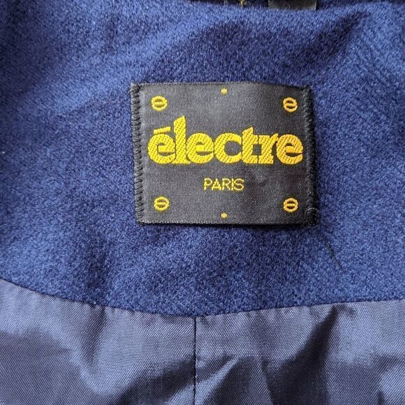 Vintage Navy wool double breasted coat - Picture 11 of 16